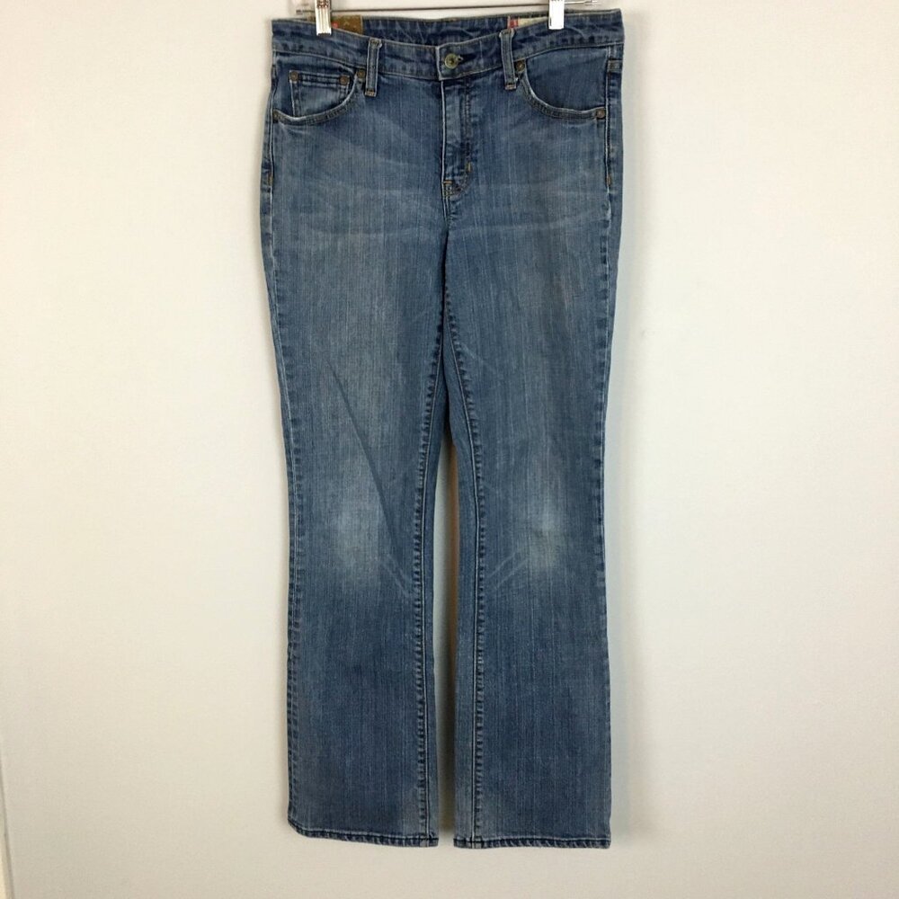 Gap 1969 Jeans Womens 8R Medium‎ Wash Blue Mid Rise Classic Fit Straight